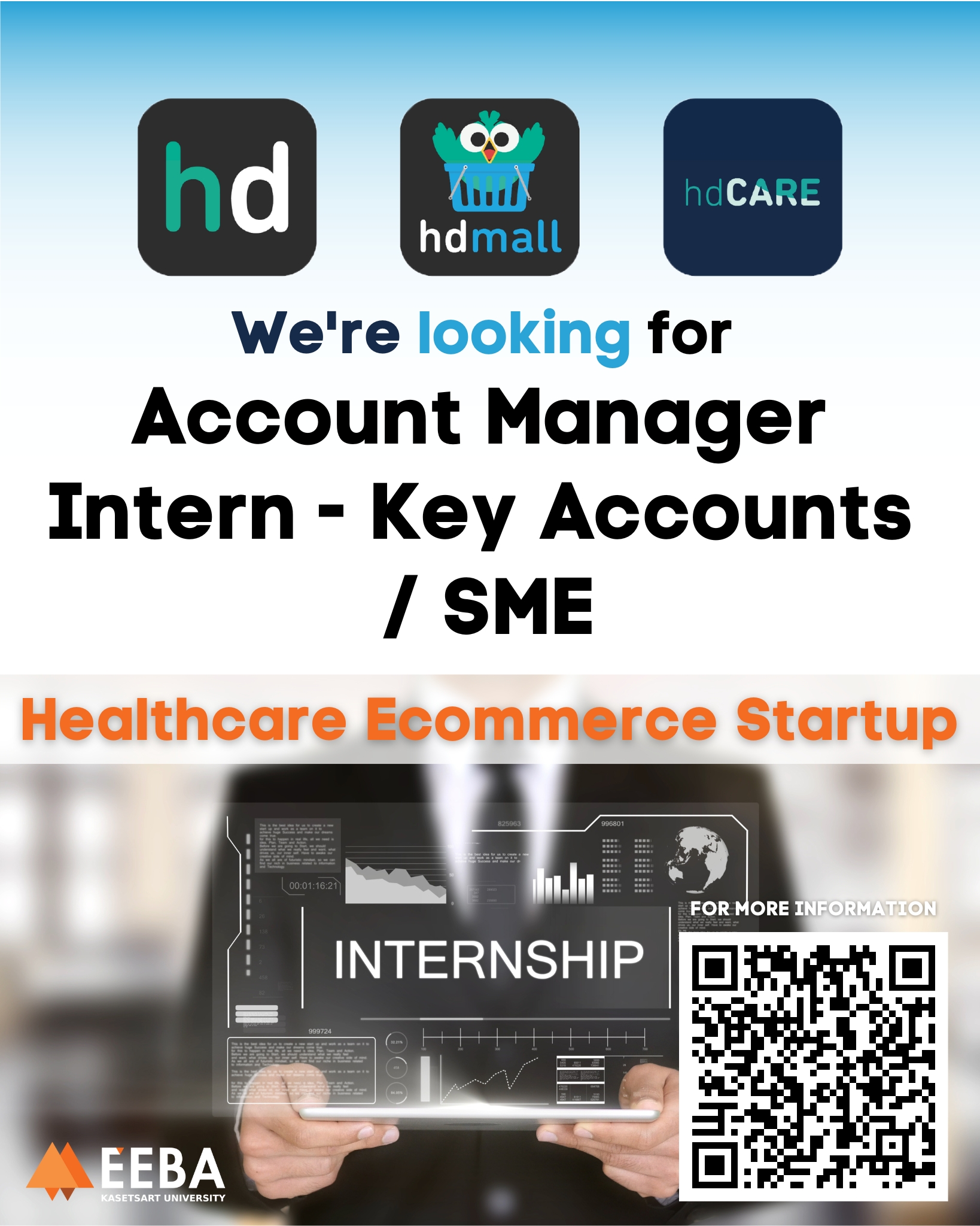HD is looking for Account Manager Intern – Key Accounts/ SME